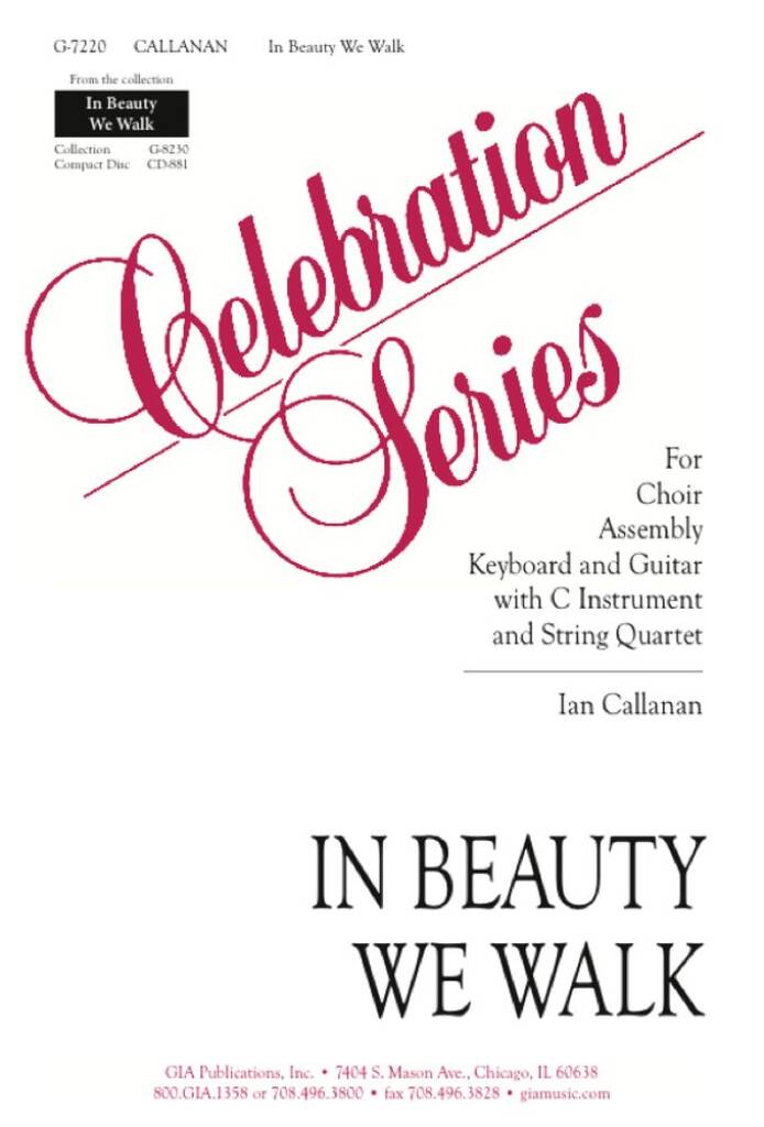 In Beauty We Walk - Instrument parts